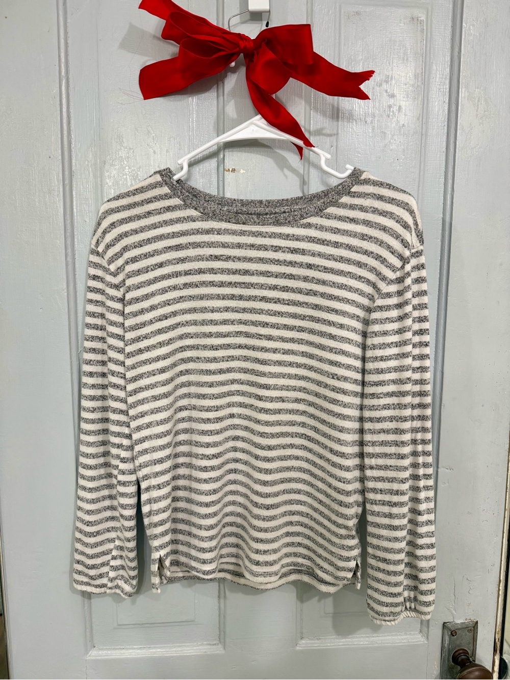 Cat & Jack Youth L 10/12 Striped Shirt Kids Casual Everyday Top